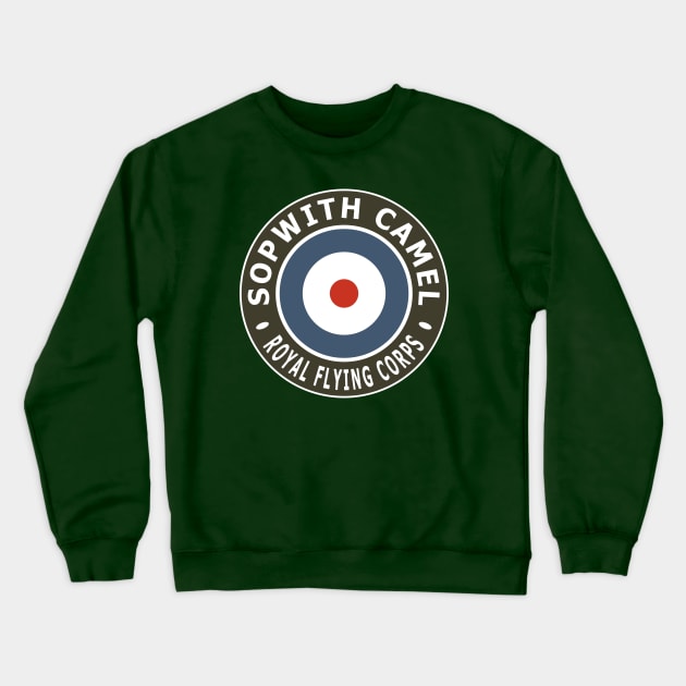 Sopwith Camel - Royal Flying Corps Crewneck Sweatshirt by Lyvershop